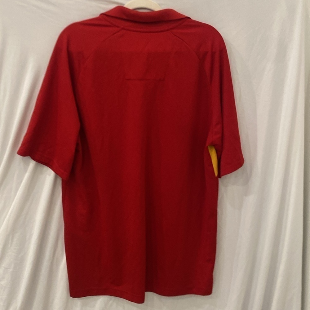 USC Trojan Polo Shirt vintage XL red and gold - Picture 5 of 5